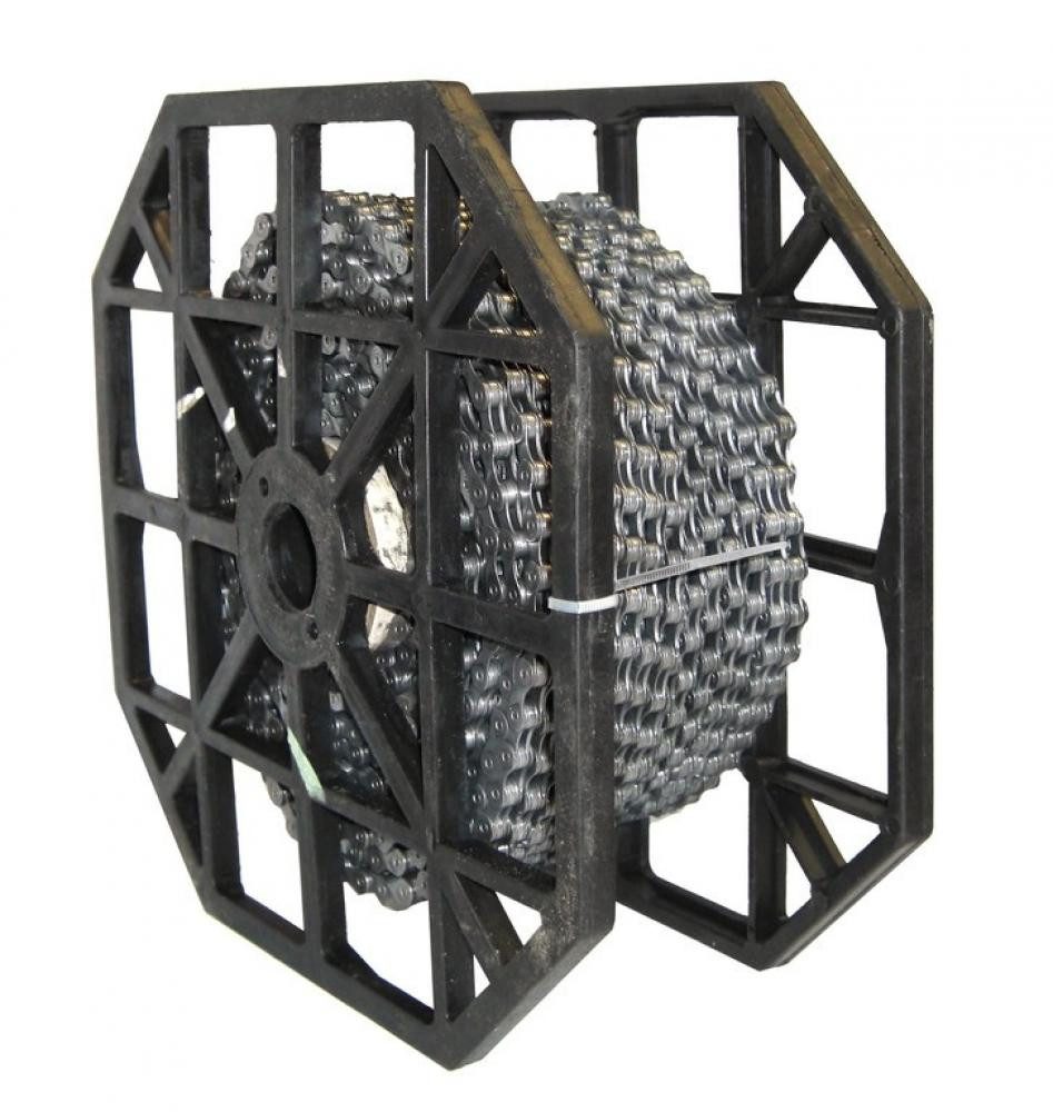 Fahrradkette KMC X10 Schaltungskette 10-fach 50m Grau - Rolle für MTB & Rennrad