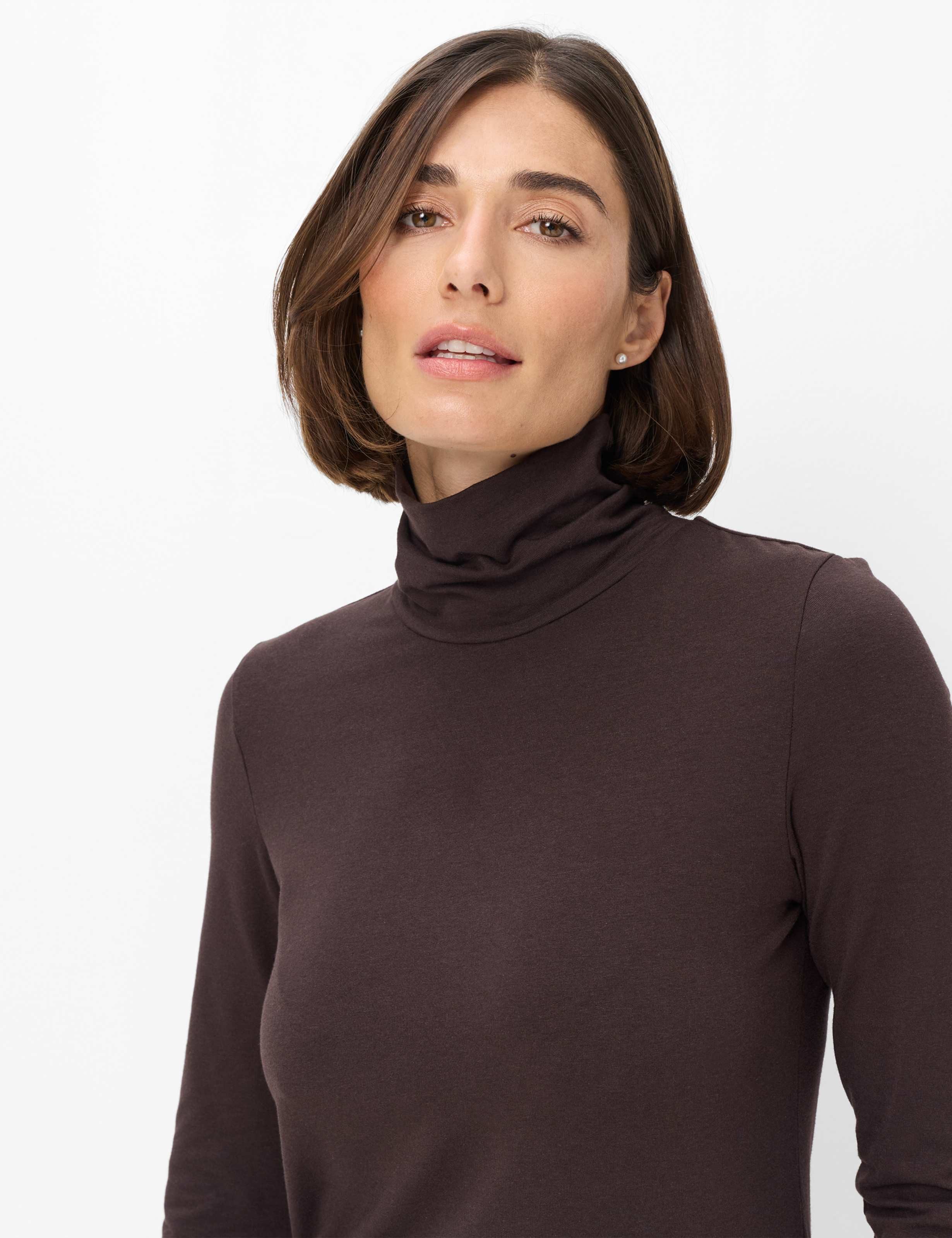 Brax Sweatshirt Style CARINA L Jersey: Langarmshirt im Baumwollmix – Bild 4 von 5