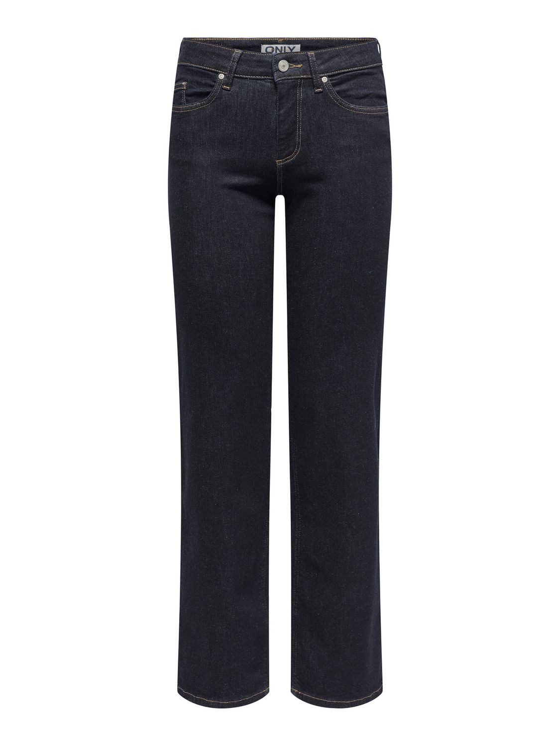 ONLY Straight-Jeans ONLBLUSH MID STRAIGHT DNM mit Stretch