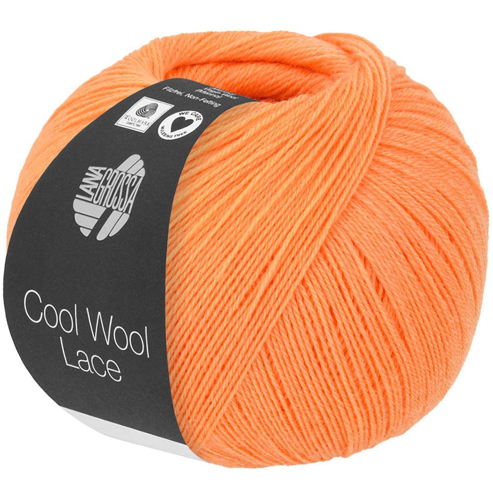 LANA GROSSA Cool Wool Lace Häkelwolle, 400 m