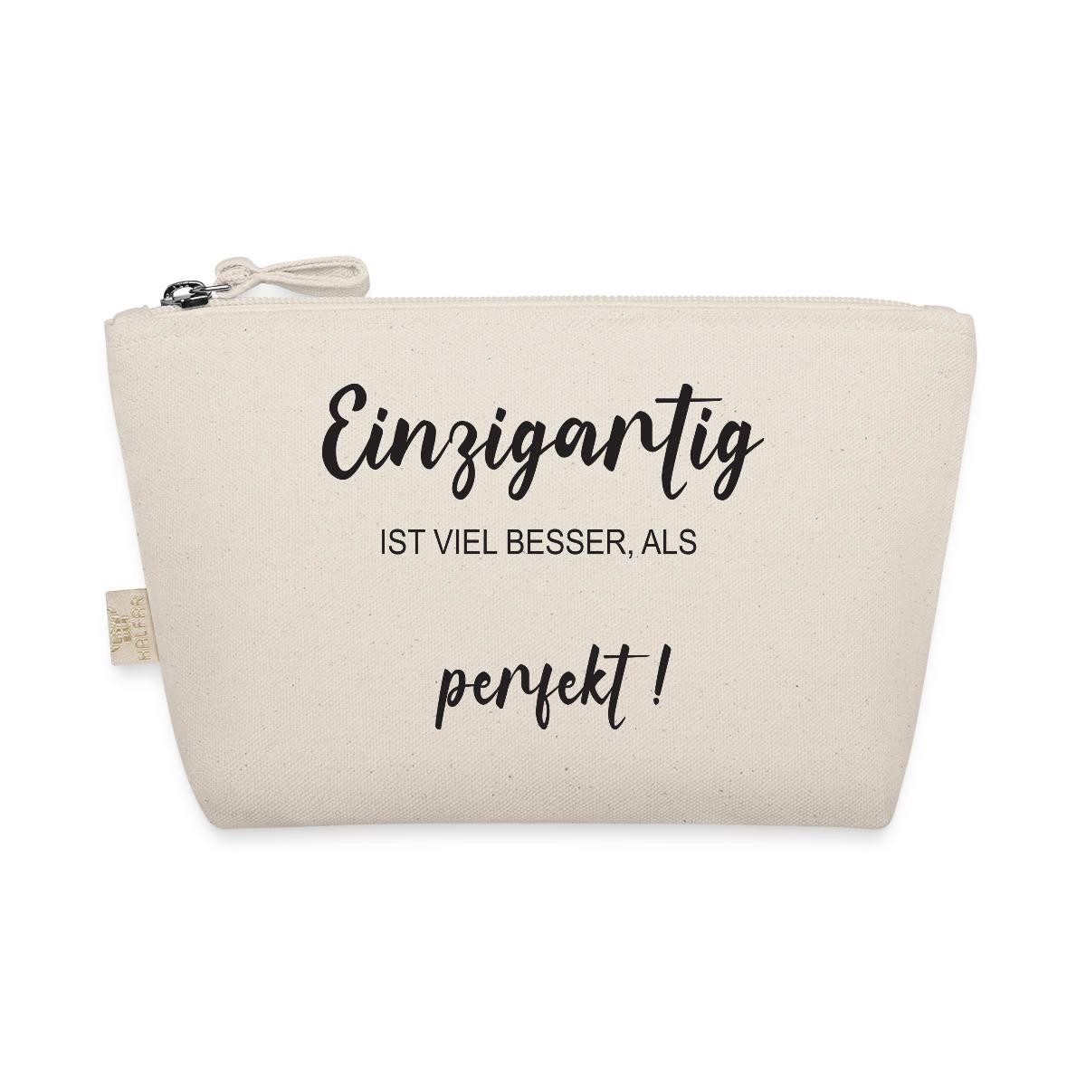 Kosmetiktasche Einzigartig Ist Viel Besser Als Perfekt Spruch Täschchen