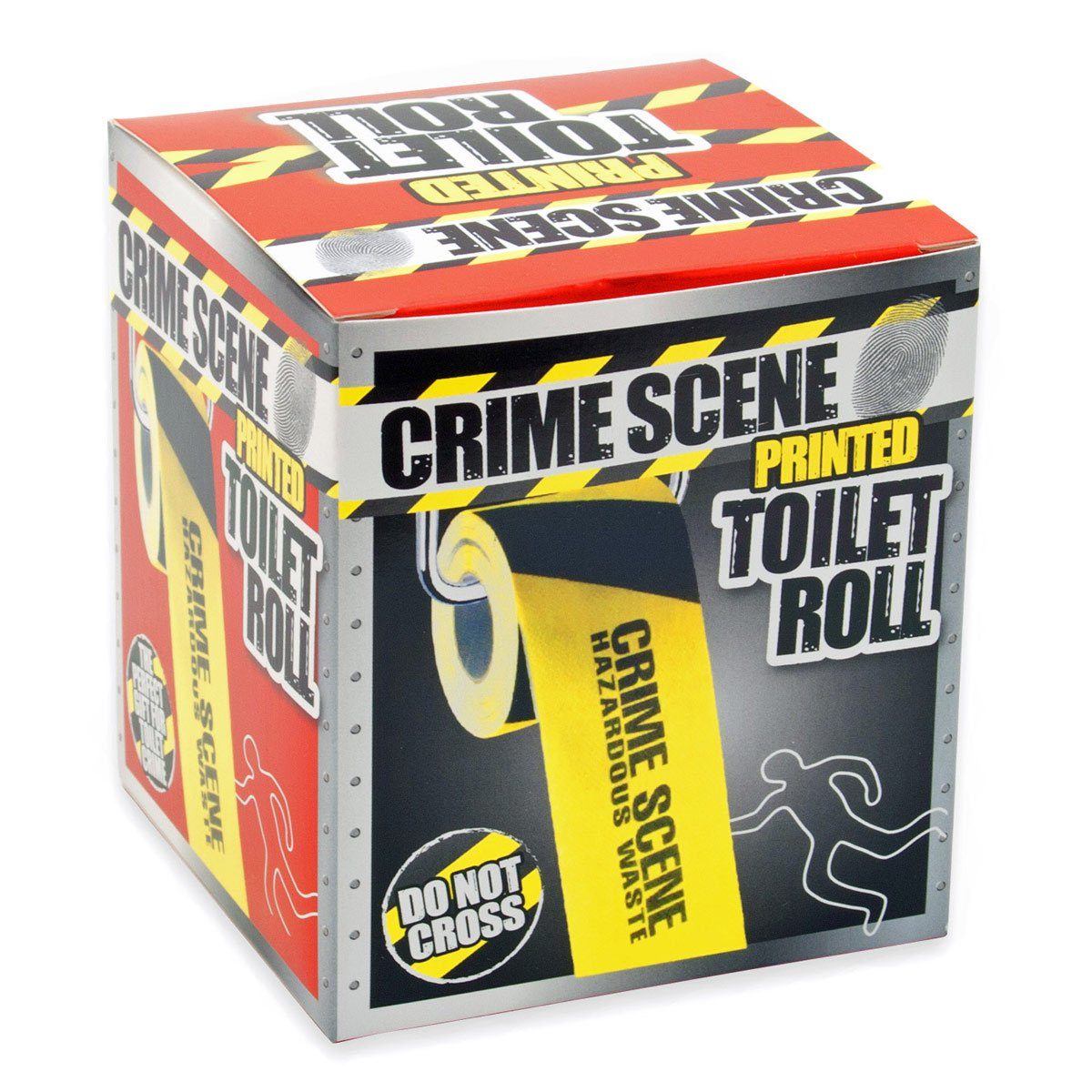 Goods+Gadgets Papierdekoration Lustiges Toilettenpapier Crime Scene Aufdruck, Crime Scene Aufdruck Absperrband