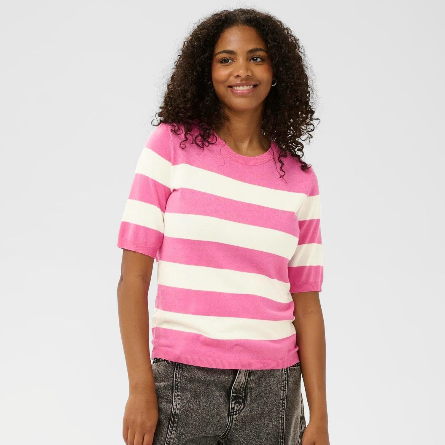 KAFFE Strickpullover KAlizza Striped Knit günstig online kaufen