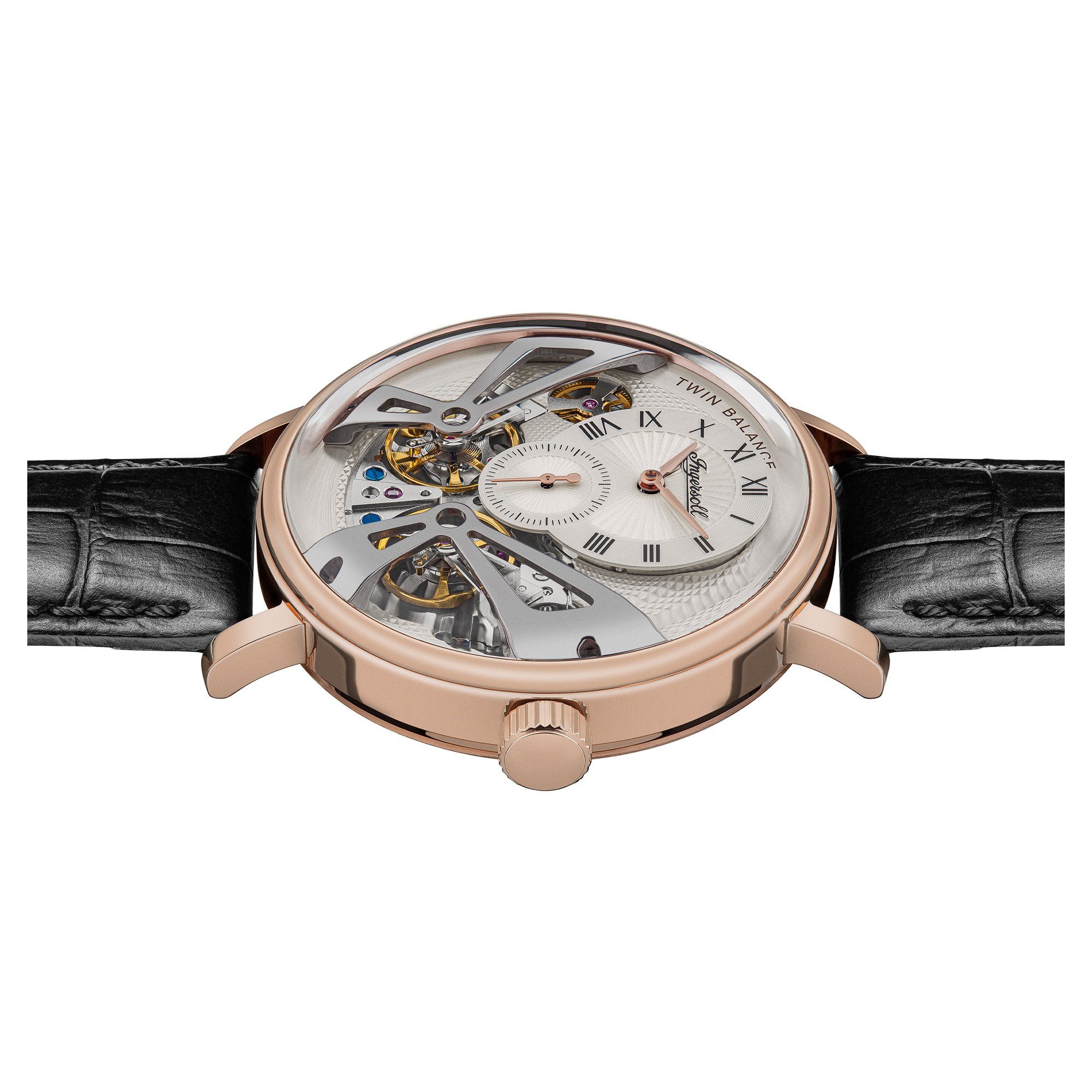 Ingersoll Automatikuhr Armbanduhr roségold