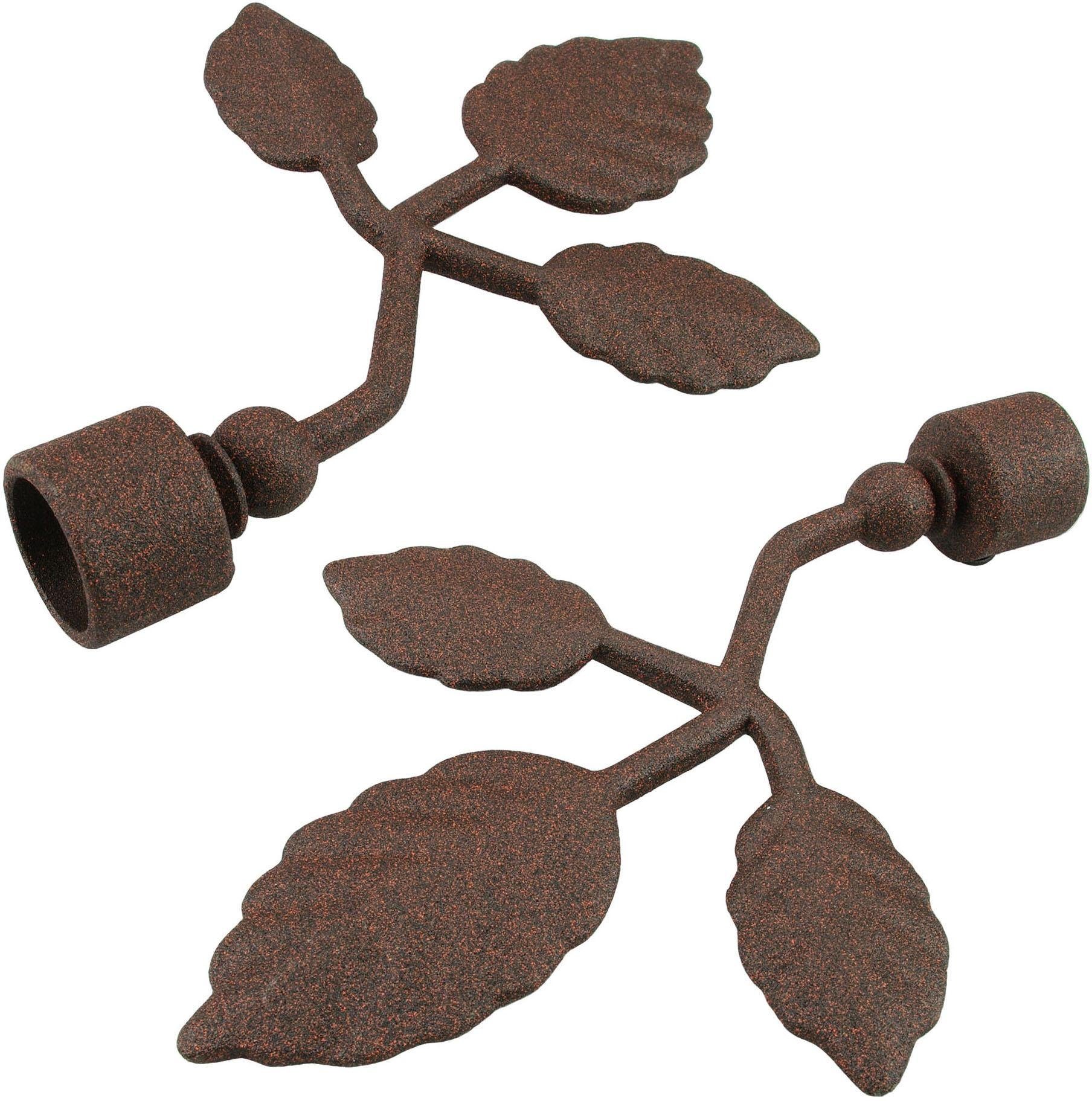 Liedeco Gardinenstangen-Endstück Bacchus, Gardinen, (Set, 2-St), günstig online kaufen
