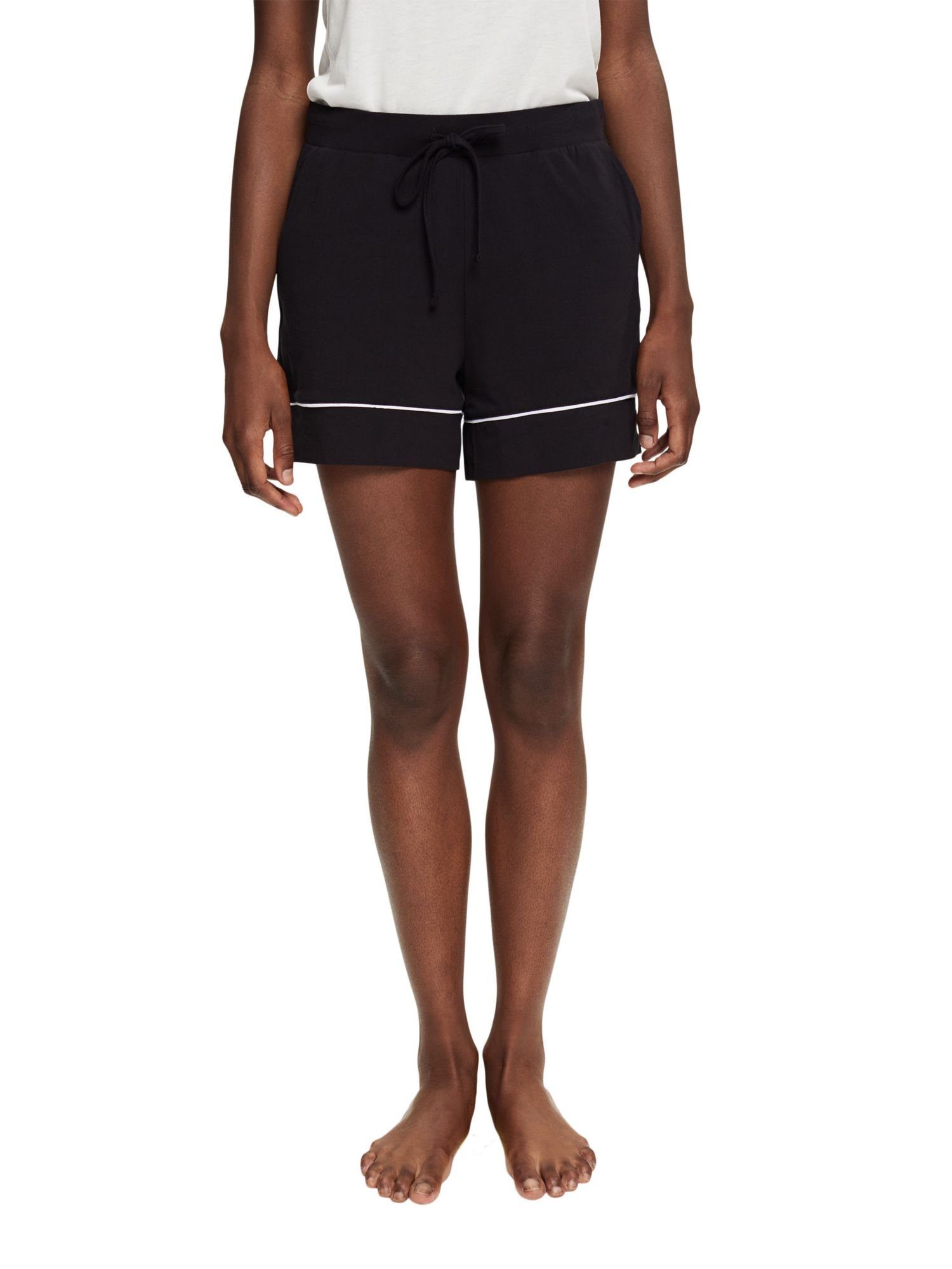 Pyjamashorts Esprit BLACK Schlafhose