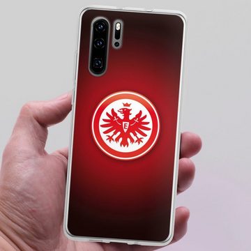 DeinDesign Handyhülle Eintracht Frankfurt Offizielles Lizenzprodukt Wappen, Huawei P30 Pro Silikon Hülle Bumper Case Handy Schutzhülle