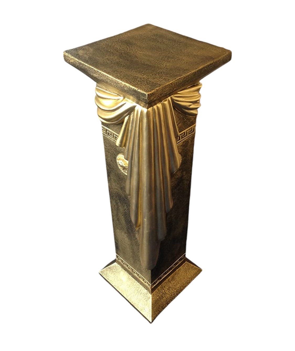 Schatzkiste1 Beistelltisch Säule Mäander Beistelltisch Dekosäule günstig online kaufen
