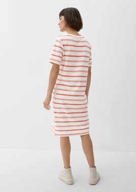 s.Oliver Minikleid Midi-Kleid mit Ringelmuster