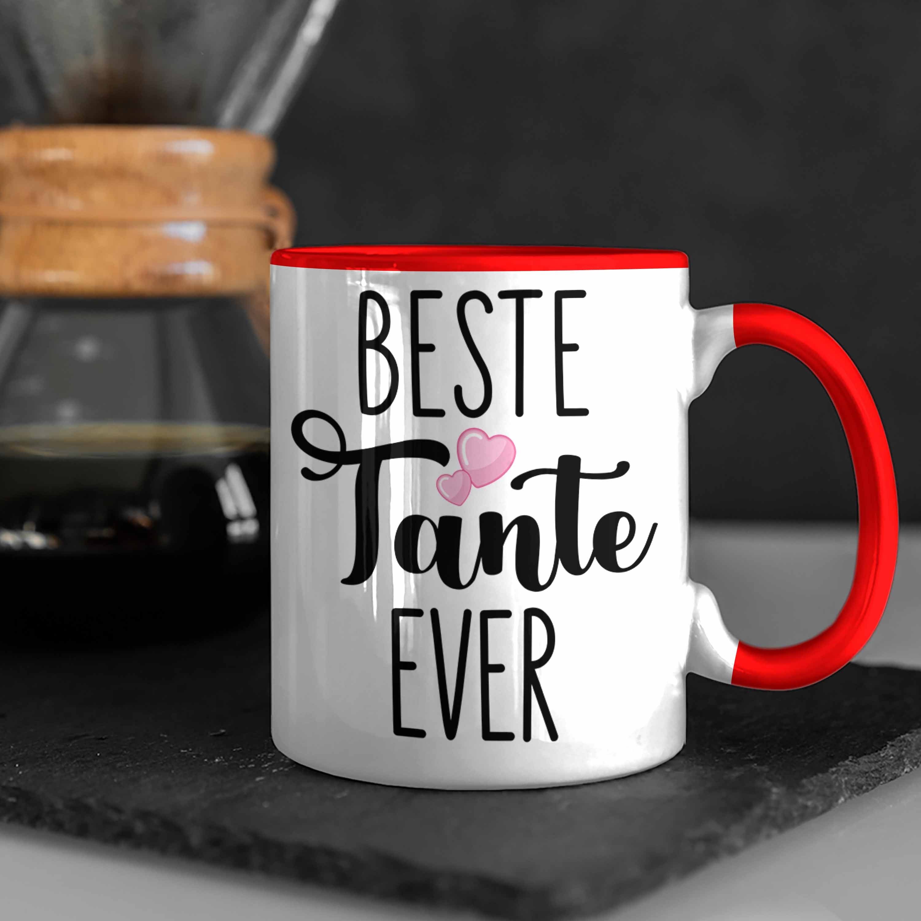 Geburtstag Rot Beste Tasse Tante Nichte Geschenkideen Tasse Geschenk Lustig von Ever Weihnachten - Trendation Trendation