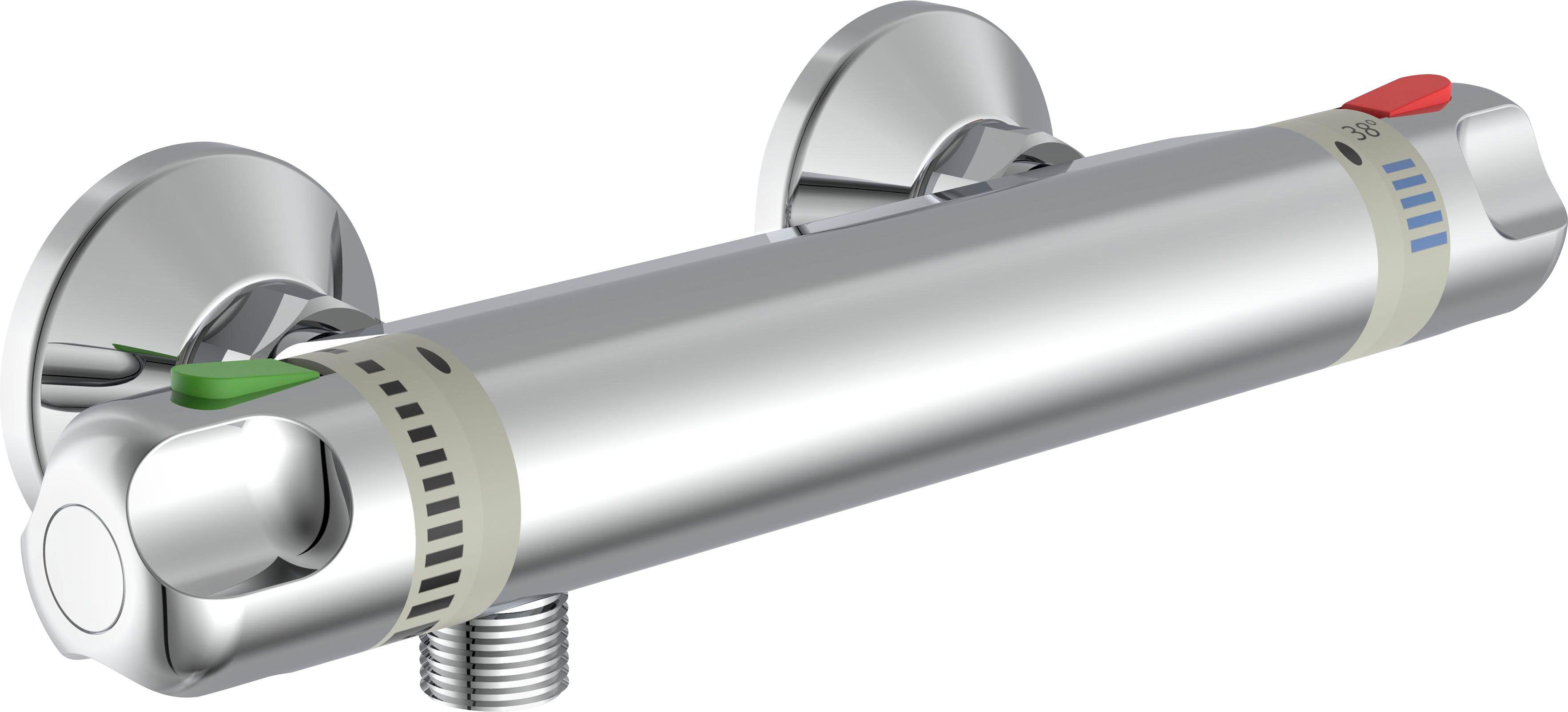 Schütte Duscharmatur VINEA Thermostat Duscharmat. mit Eco-Stopp-Funktion, bis 50% Wasserersparnis