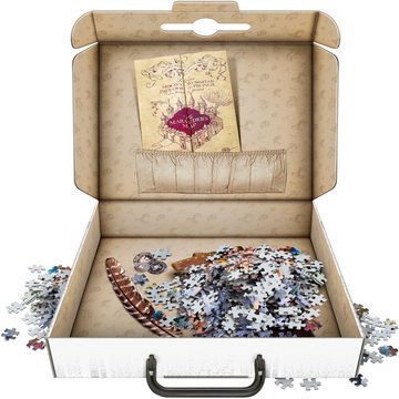 Clementoni® Puzzle Harry Potter, Brief Case, 1000 Puzzleteile, im praktischen Koffer; Made in Europe, FSC® - schützt Wald - weltweit