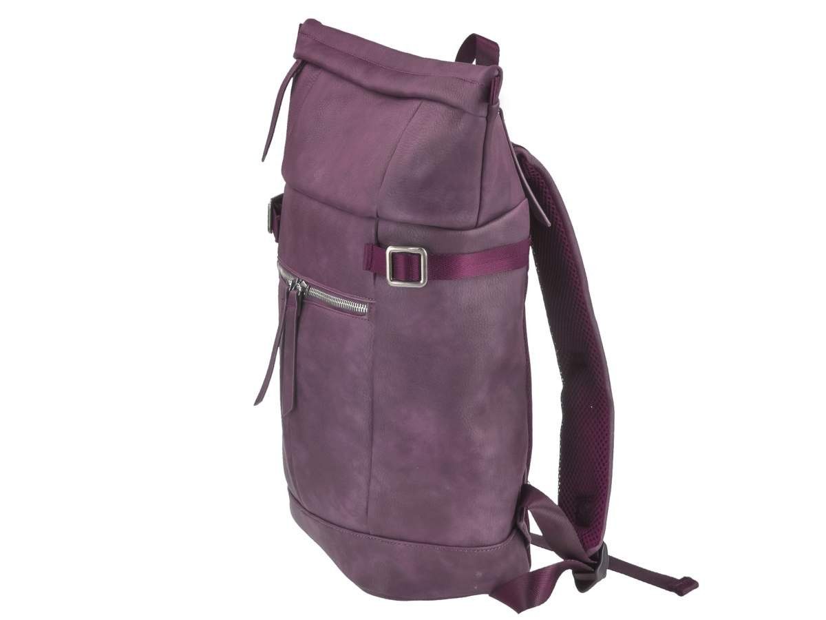 Mad'l Greenburry Daypack Freizeitrucksack FANNY mit Dasch, Notebookfach, 36x43cm Damenrucksack Vino Tagesrucksack,