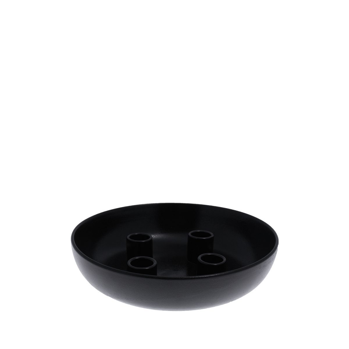 Storefactory Scandinavia Подсвечник Подсвечник GRANHOLMEN 4er schwarz, Ø 21x5 cm
