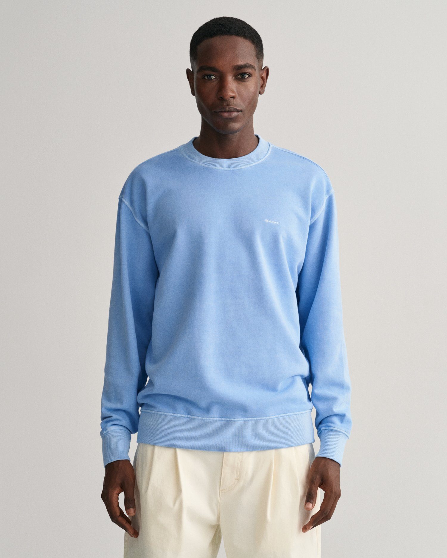 Sweatshirt Sunfaded Rundhals-Sweatshirt