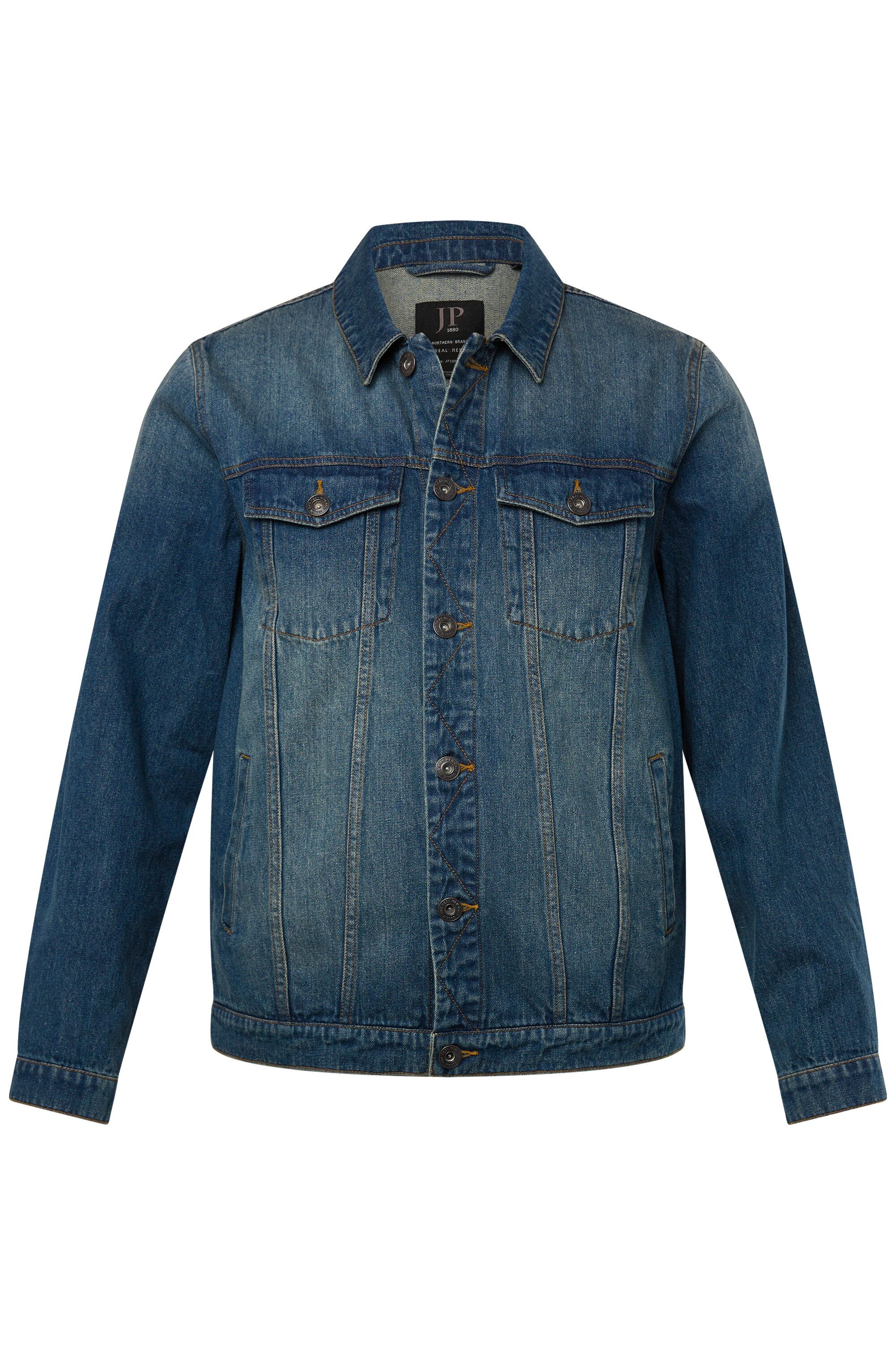 JP1880 Funktionsjacke JP 1880 Jeansjacke Brusttaschen Knopfleiste günstig online kaufen
