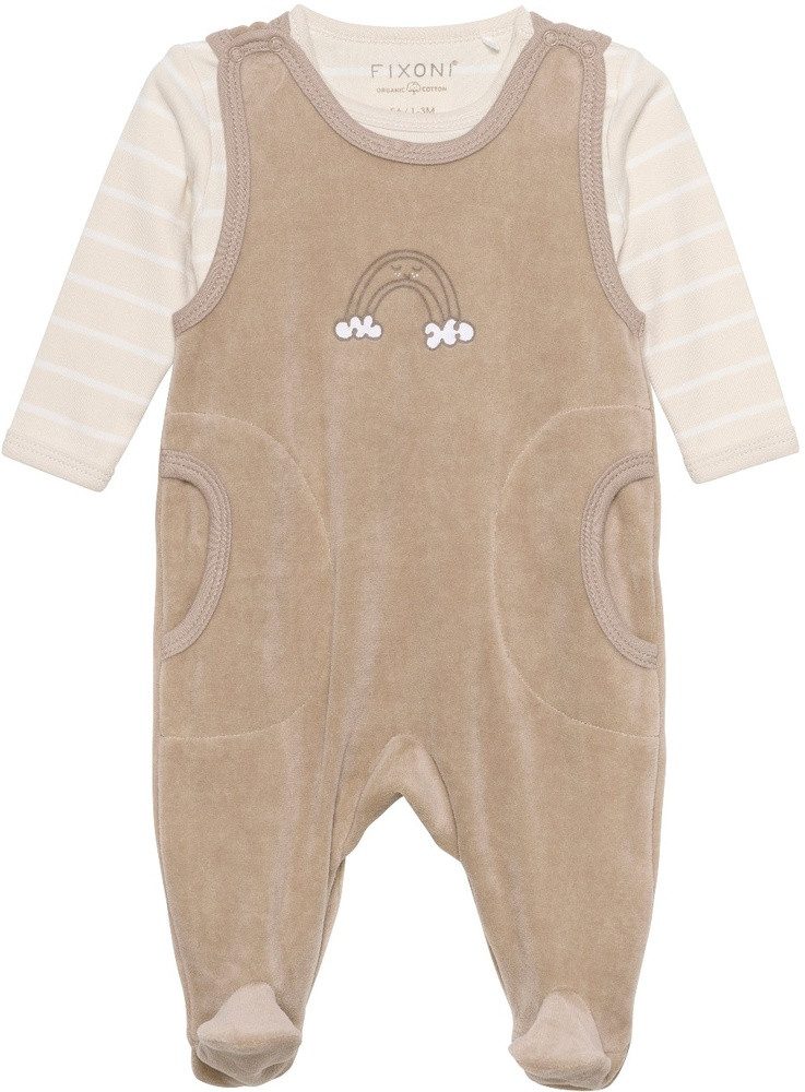 Fixoni Langarmbody Body LS w.Velour Romper