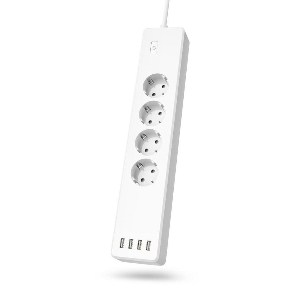 Hama Smarte WLAN-Steckdosenleiste 4-fach, einzeln Smarte Vierfach-Steckdosenleiste