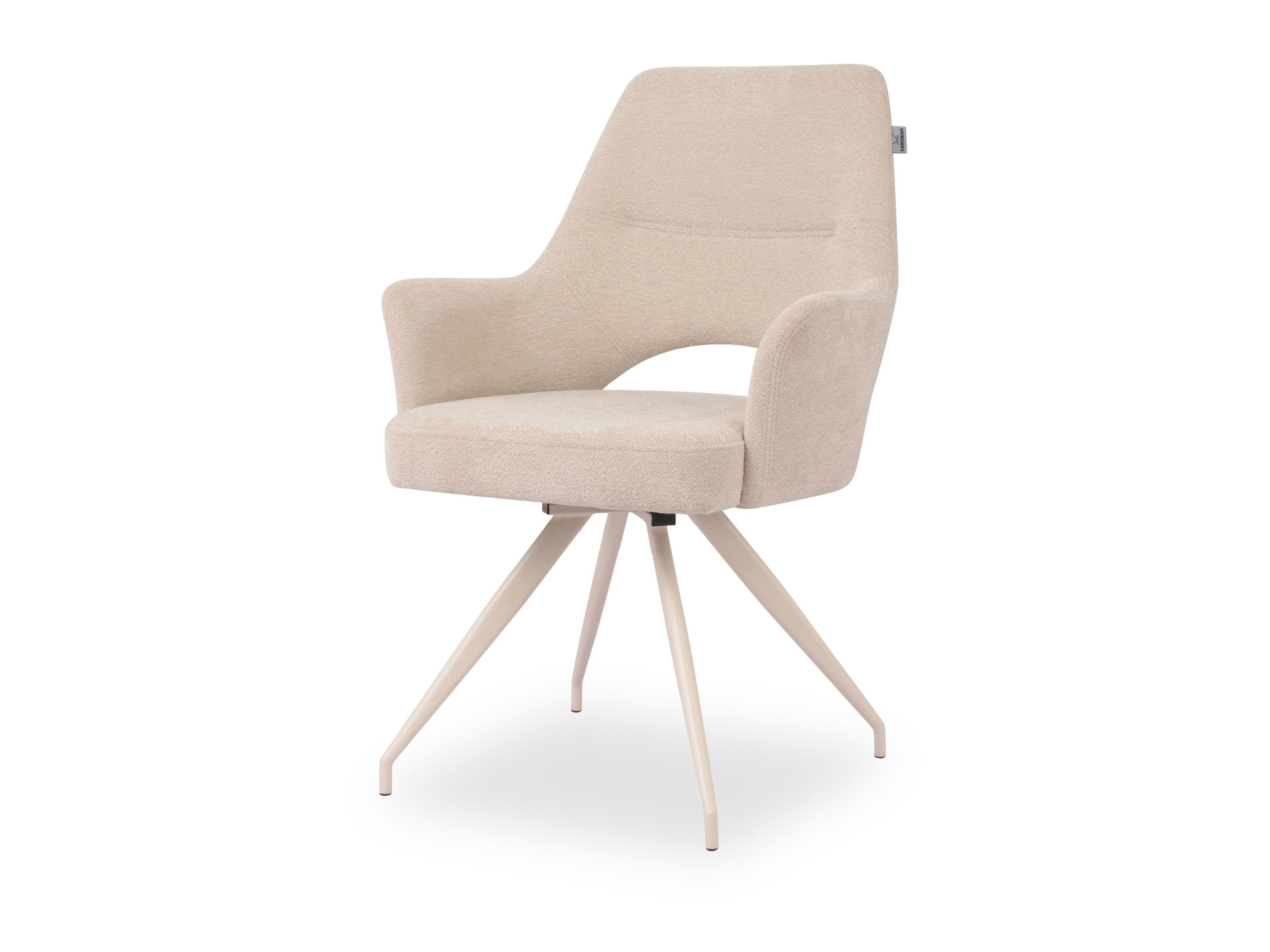 Esszimmerstuhl Polsterstuhl SANSIBAR EGERSUND LBH 61x62x89 cm weiß Esszimmerstuhl