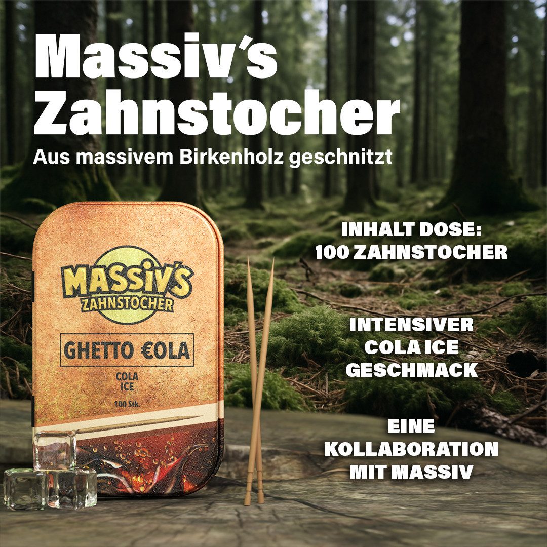 Wunder Zahnstocher Mundpflegecenter Massiv's Zahnstocher - Zahnstocher mit Geschmack – GHETTO COLA, Zahnstocher mit Geschmack, Zahnstocher mit Geschmack, Zahnstocher mit Geschmack