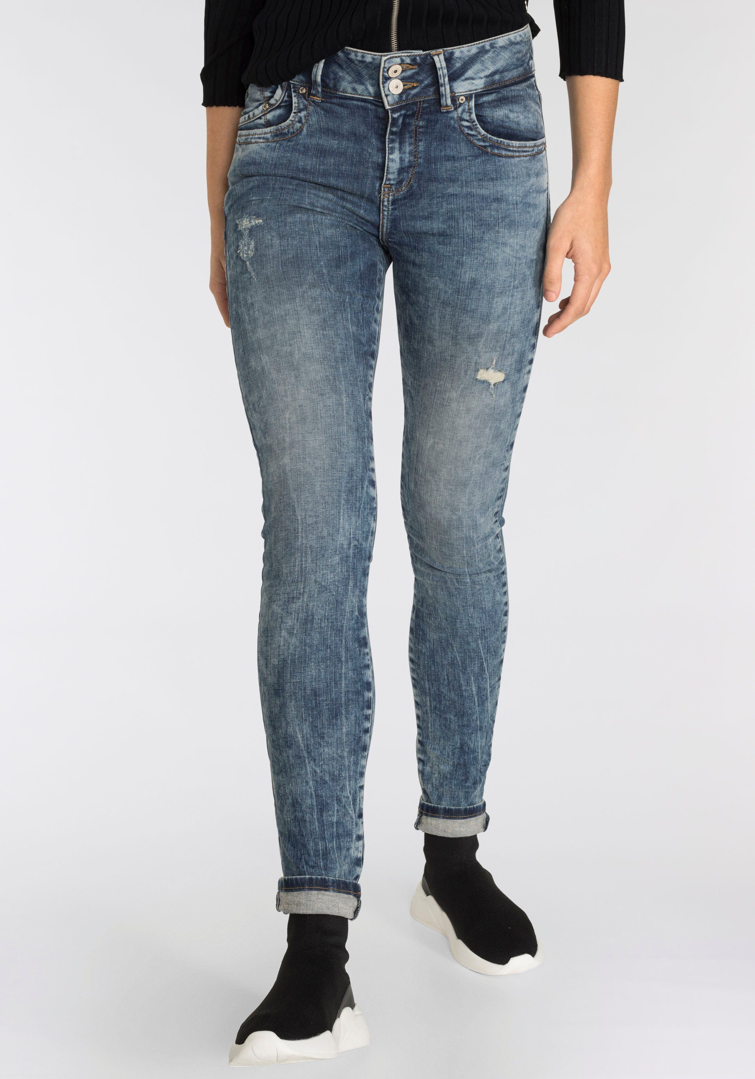 LTB Slim-fit-Jeans MOLLY HIGH SMU mit sehr schmalem Bein und hoher Leibhöhe