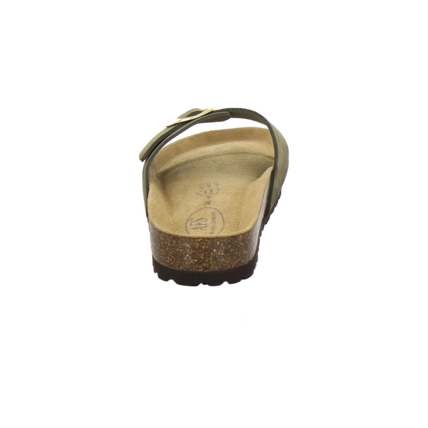 AFS-Schuhe 211288 Sommer Pantolette für Damen mit Fußbett, bequeme Sandalen aus Leder