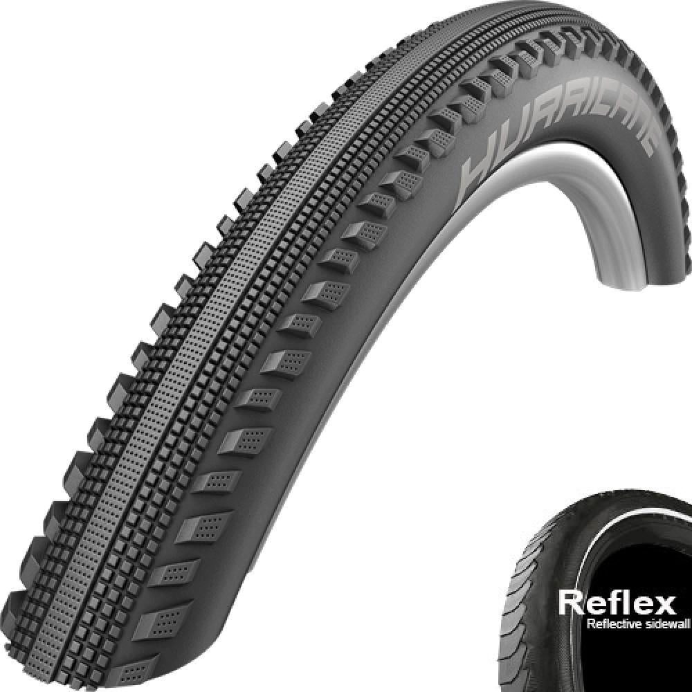 Fahrradreifen Schwalbe Reifen Hurricane 29x2.40\" 62-622 schwarz Reflex E-50 HS499 D