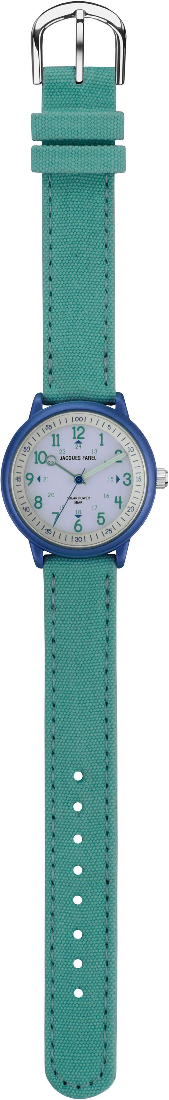 Jacques Farel Solaruhr ORSO 3105, Armbanduhr, Kinderuhr, ideal auch als Geschenk