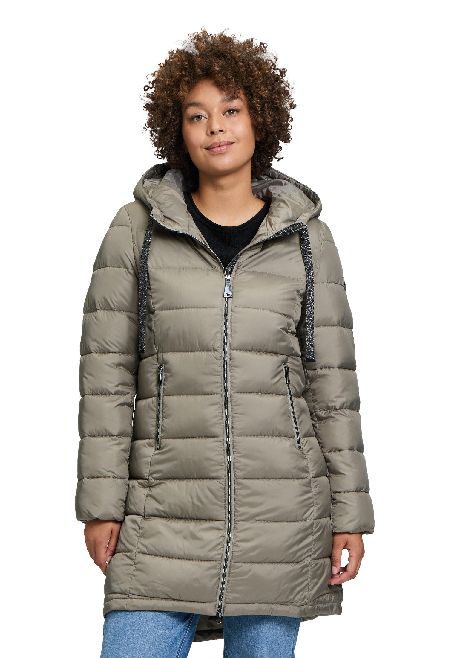 Cartoon Outdoorjacke Damen Outdoorjacke mit Kapuze günstig online kaufen