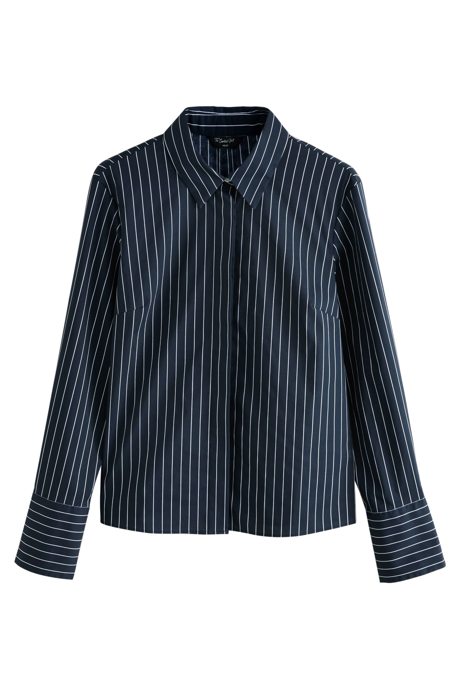 Next Langarmhemd Essential Langarmshirt mit Stretch, günstig online kaufen