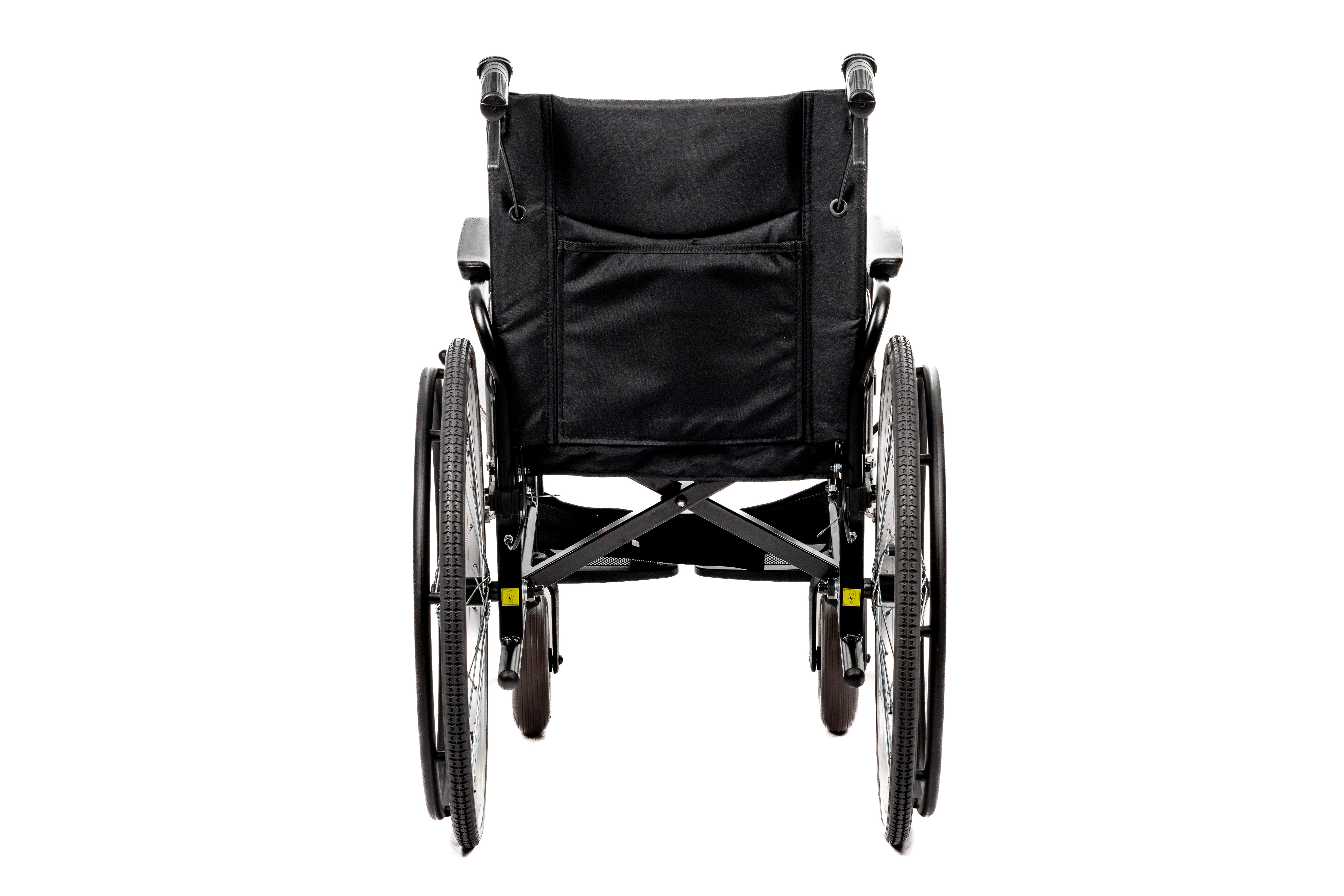KARMA MEDICAL Rollstuhl Faltbare Rollstuhl – AGILE bis 125kg Hinterräder mit Schnellspanner