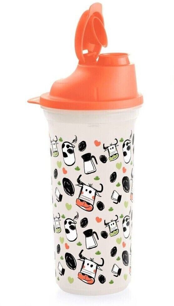 TUPPERWARE Messbecher Tupperware Shake it 600ml Kuh Motiv
