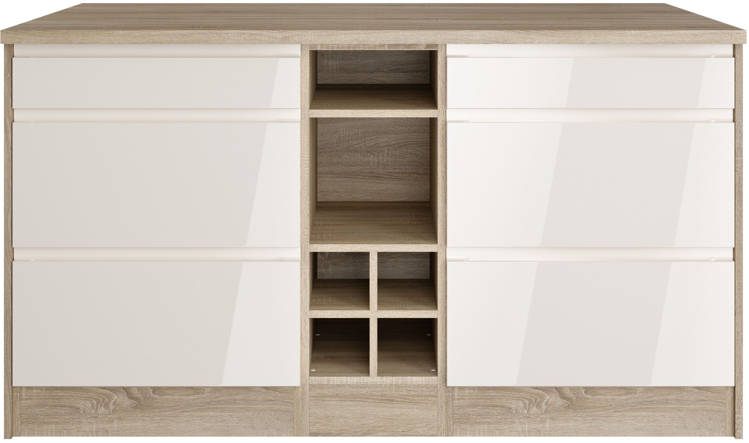 KOCHSTATION Kücheninsel KS-Virginia, Breite 153 cm, günstig online kaufen