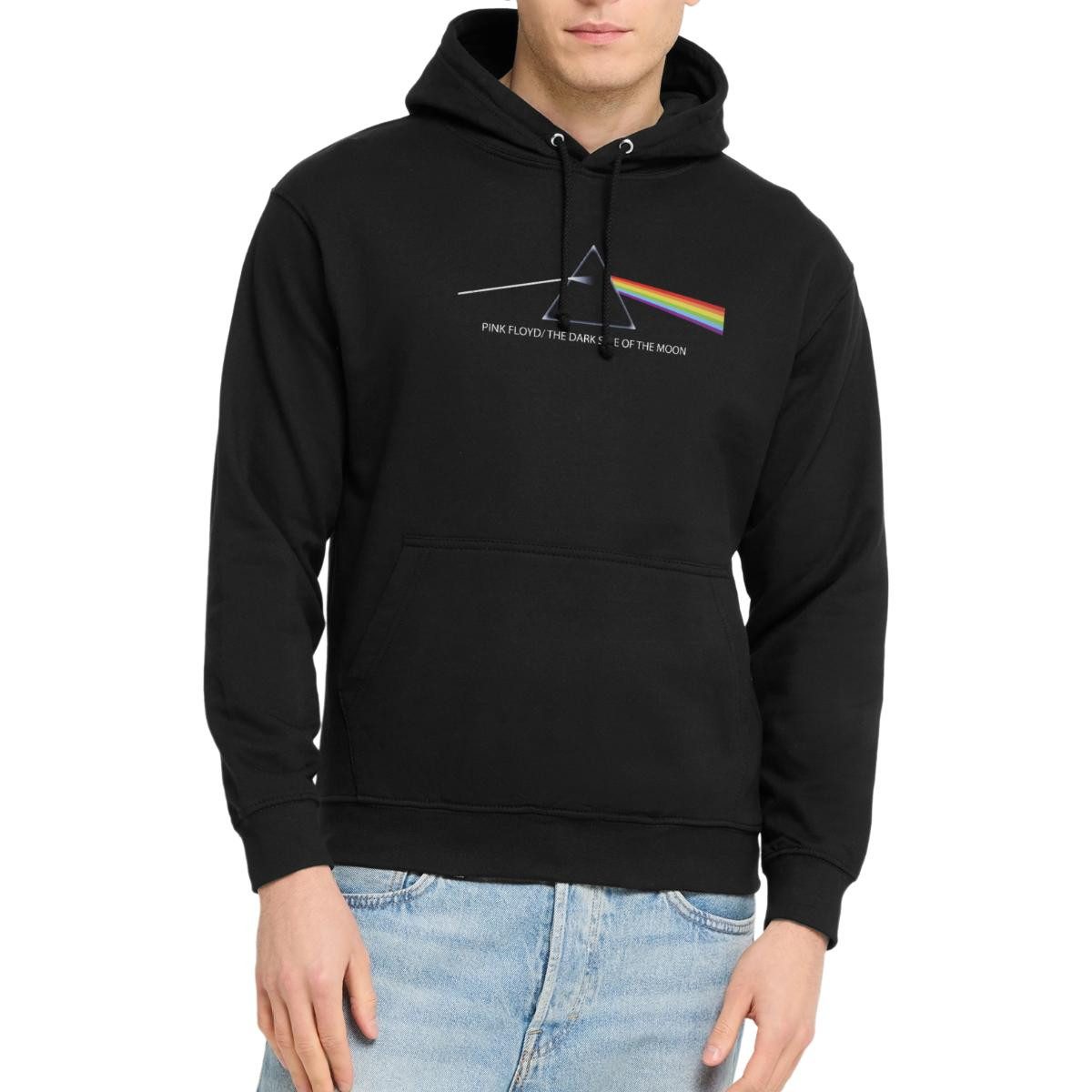 Spreadshirt Hoodie Pink Floyd The Dark Side Of The Moon Mit Text Unisex Hoodie (1-tlg)