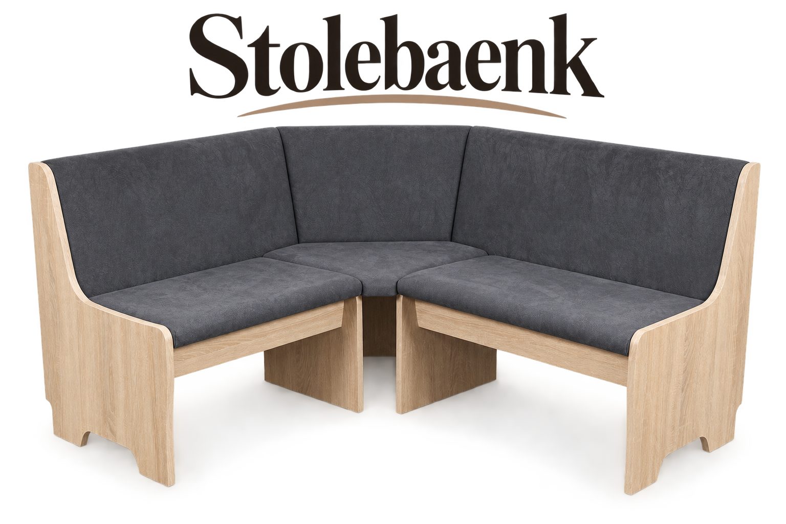 Stolebaenk Eckbankgruppe Bremen MANITI, (Eckbank Set, 1xEckbank, 1xTisch, 2x Stuhl), Beidseitig aufbaubar – Bild 4 von 5