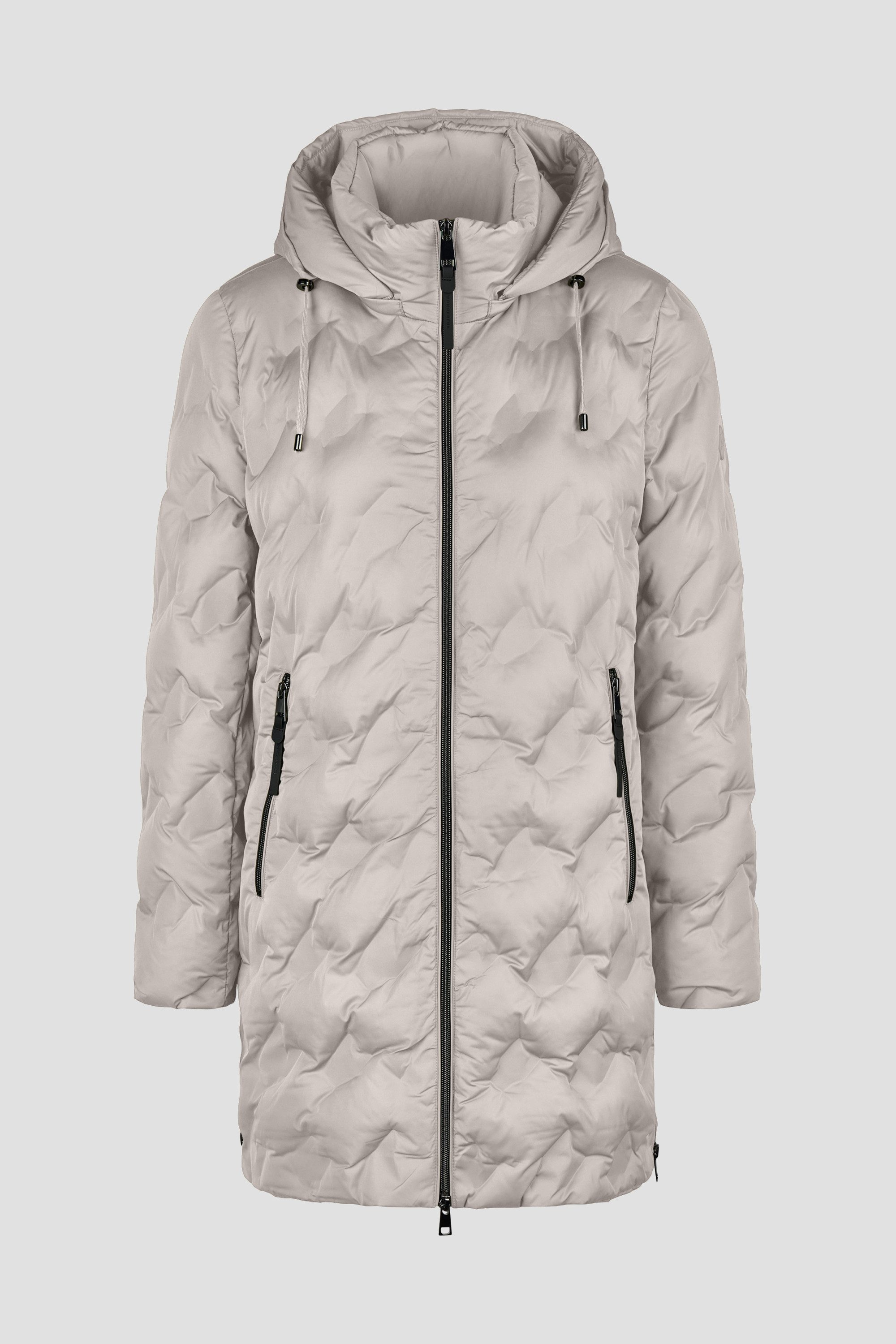 Barbara Lebek Steppmantel warmer Wintermantel Damen mit abnehmbarer Kapuze