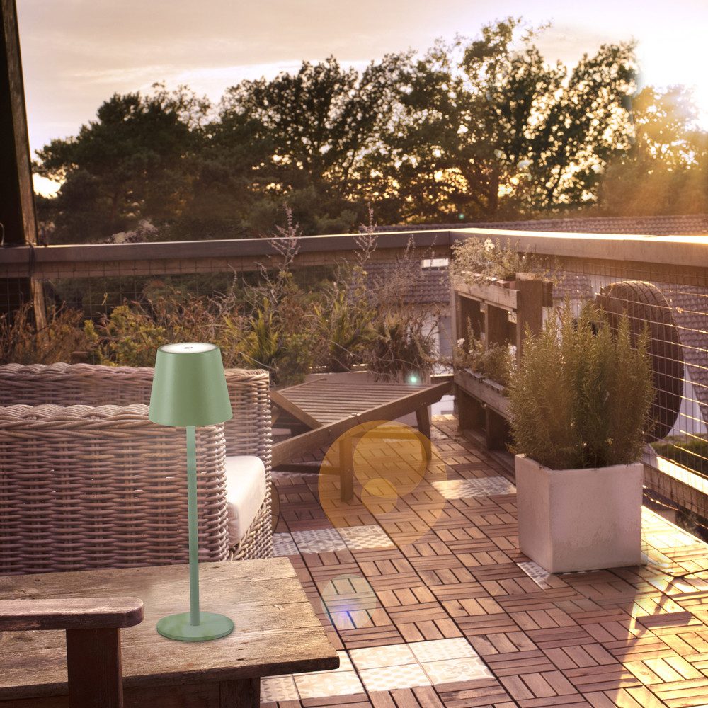 SellTec LED Tischleuchte LED Tischlampe Akku Outdoor, Dimmbar, Memoryfunkti günstig online kaufen