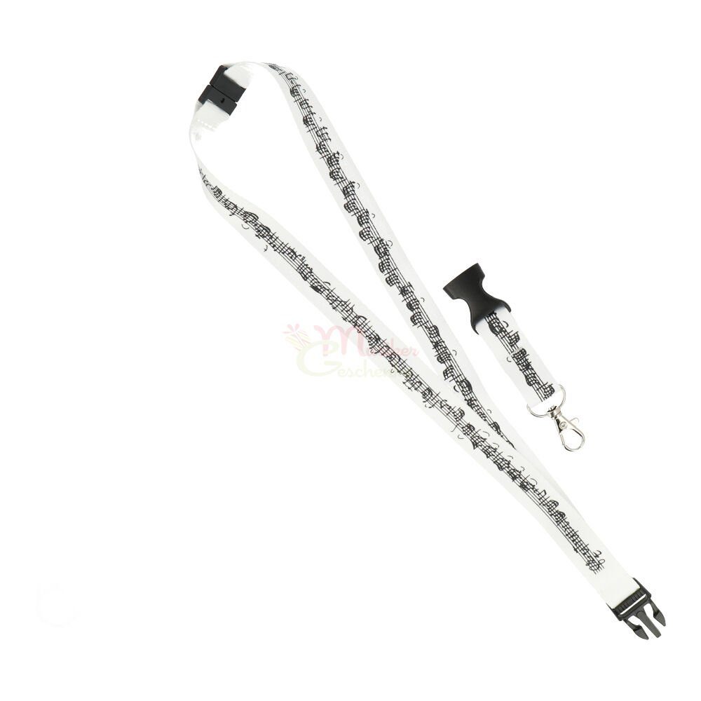 Schlüsselanhänger Lanyard Notenzeile
