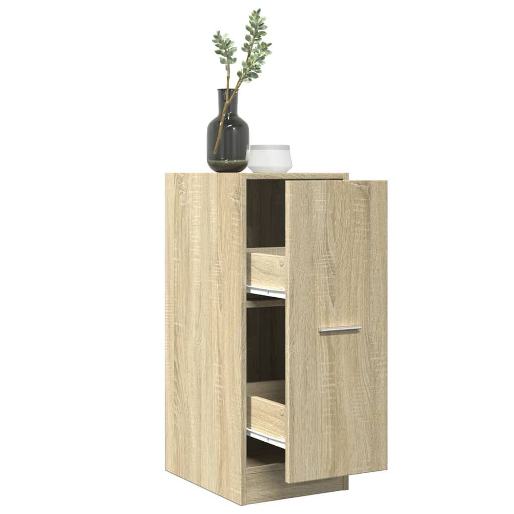 vidaXL Apothekerschrank 30 x 41 x 775 cm Apothekerschrank Sonoma Eiche 30x41x77,5 cm Spanplatt