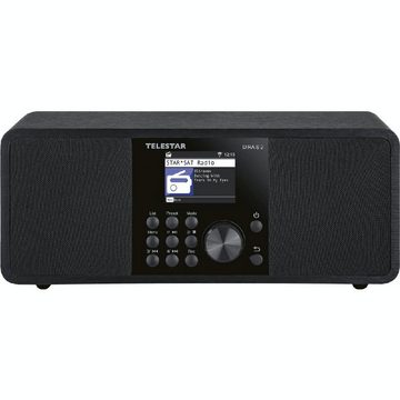 TELESTAR DIRA S 2 Multifunktions-Stereoradio Digiradio, Hybridradio, DAB+/UKW Digitalradio (DAB) (DAB+, UKW-Radioemfpang, Stereoradio, Internetradio, Webradio, UPnP, DLNA, Bluetooth, Farbdisplay USB Ladefunktion für externe Geräte)