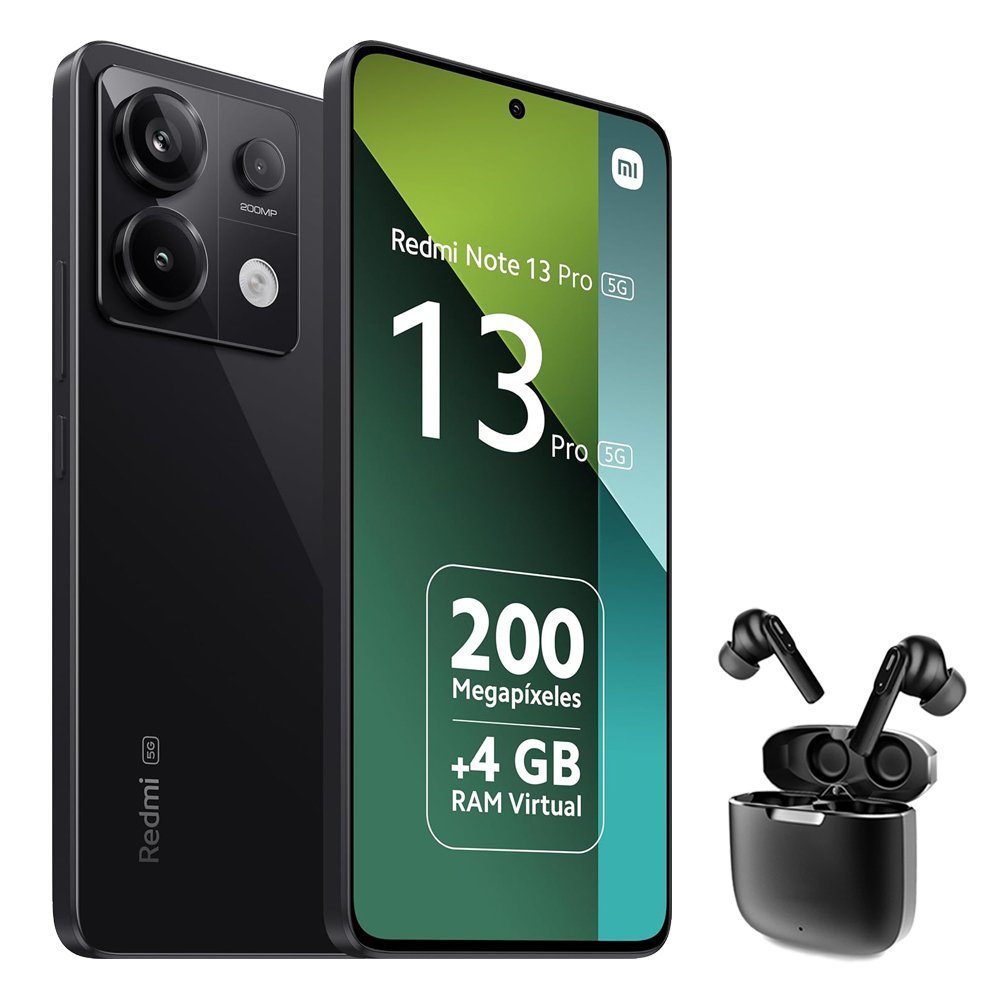 Xiaomi Redmi Note 13 Pro 5G 8+256GB Smartphone & Bluetooth Kopfhörer Handy  (6.67 Zoll, 256 GB Speicherplatz, 200 MP Kamera), Fingerabdrucksensor im  Display