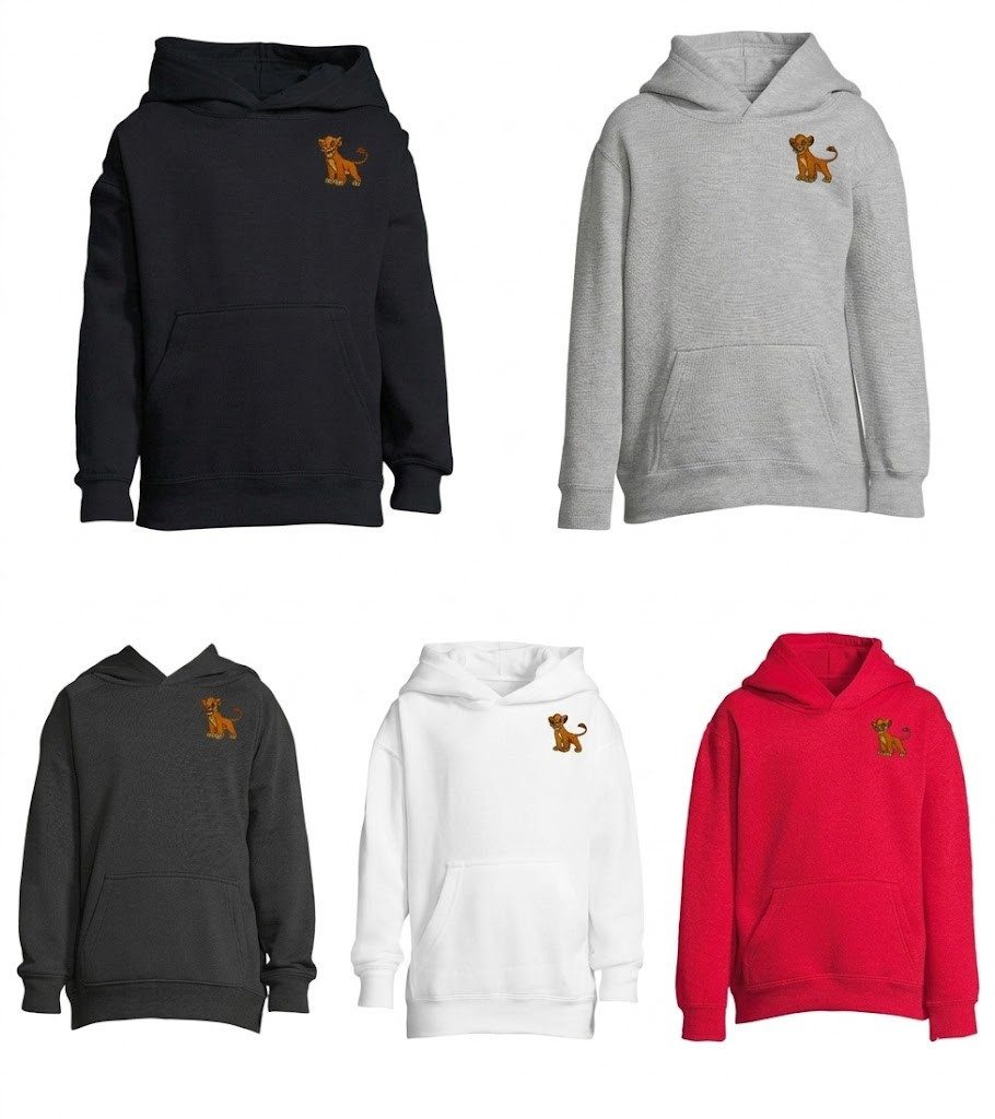Blondie & Brownie Hoodie Simba König Löwen löwe Sahara Retro Kino Film Vintage kinder Hoodie (Einzelartikel) Disney Simba Lion King Vintage Kids Hoody