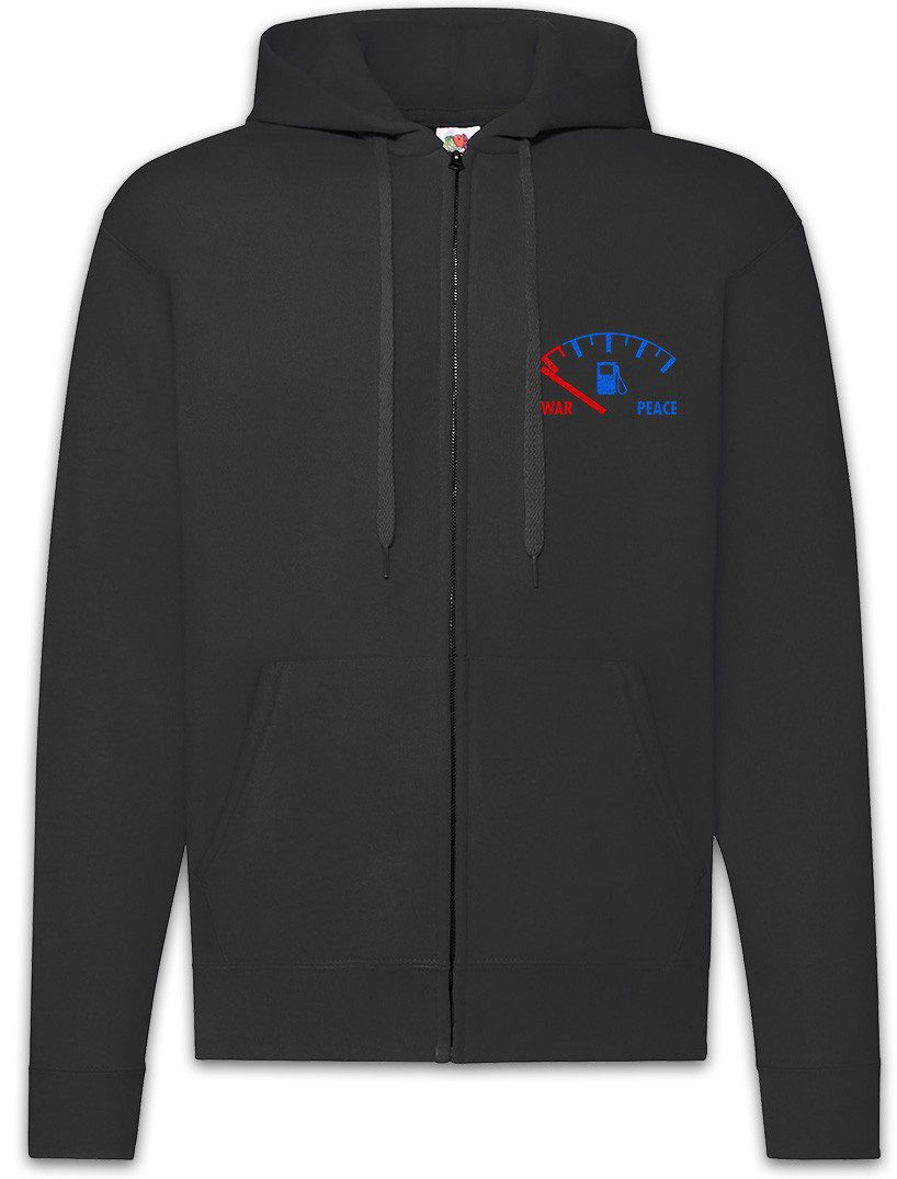 Sweatjacke Gas Wars Zipper Hoodie Save World Green Energy Animal Welfare Protect