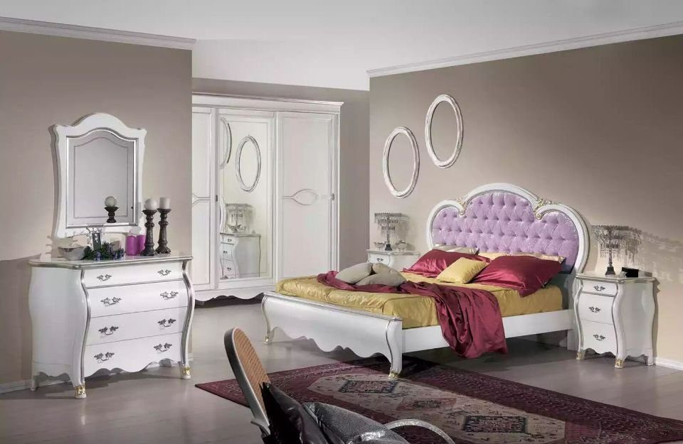 Spiegel (1-St., Schlafzimmer JVmoebel Klassischer Kleiderschrank Italy Kleiderschrank Kleiderschrank) in Möbel Brauner Made