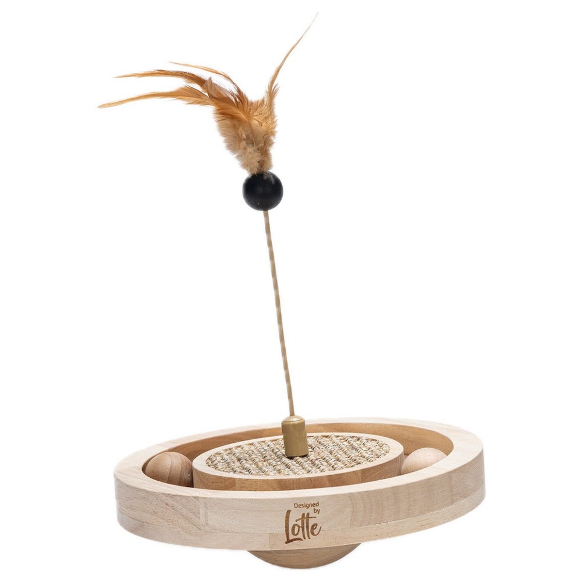 Designed By Lotte Tier-Intelligenzspielzeug Katzenspielzeug Winni braun aus günstig online kaufen