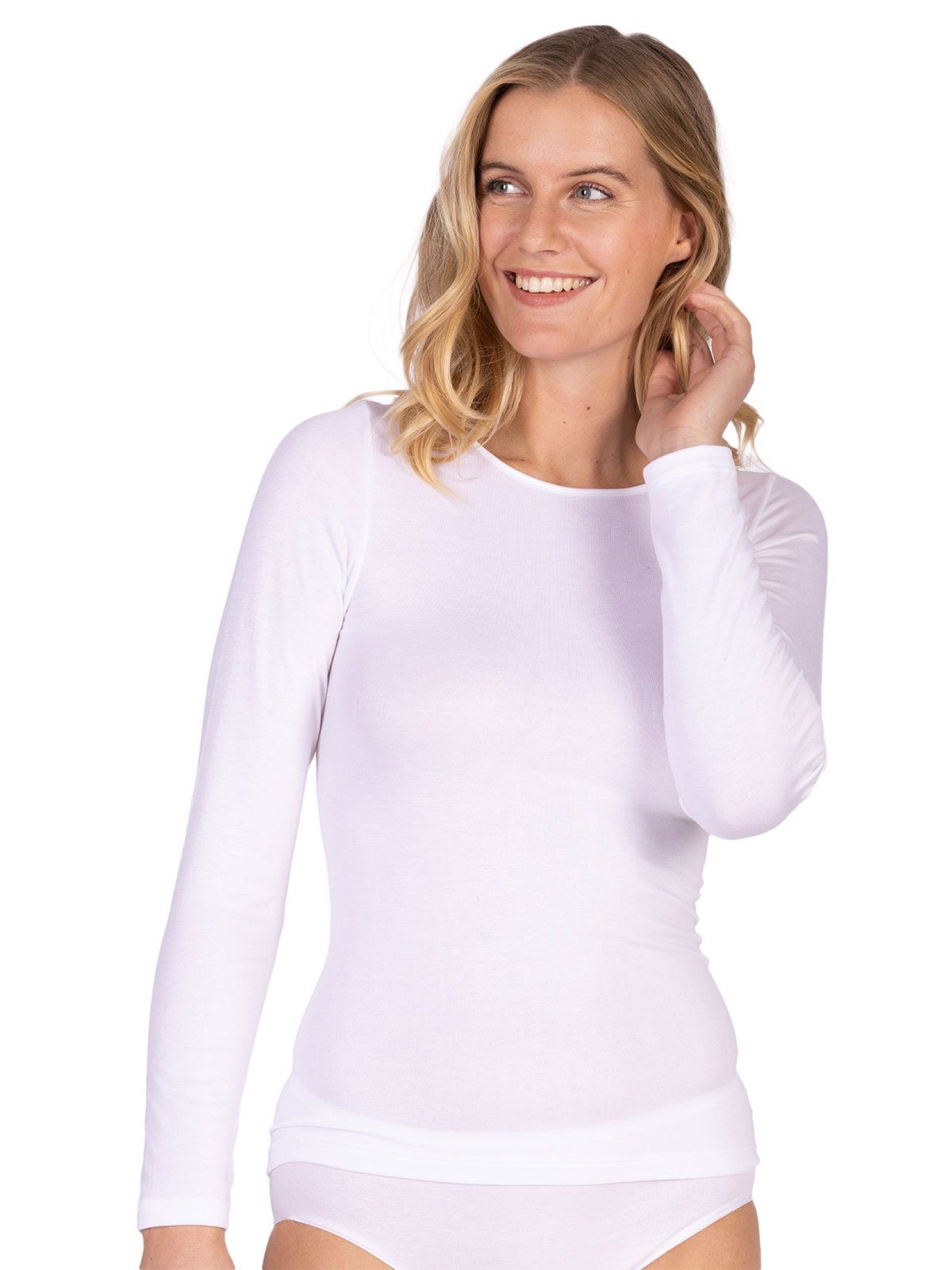 Nina Von C. Unterhemd Langarm Damen Shirt Motion (Stück, 1-St) nahtlos günstig online kaufen
