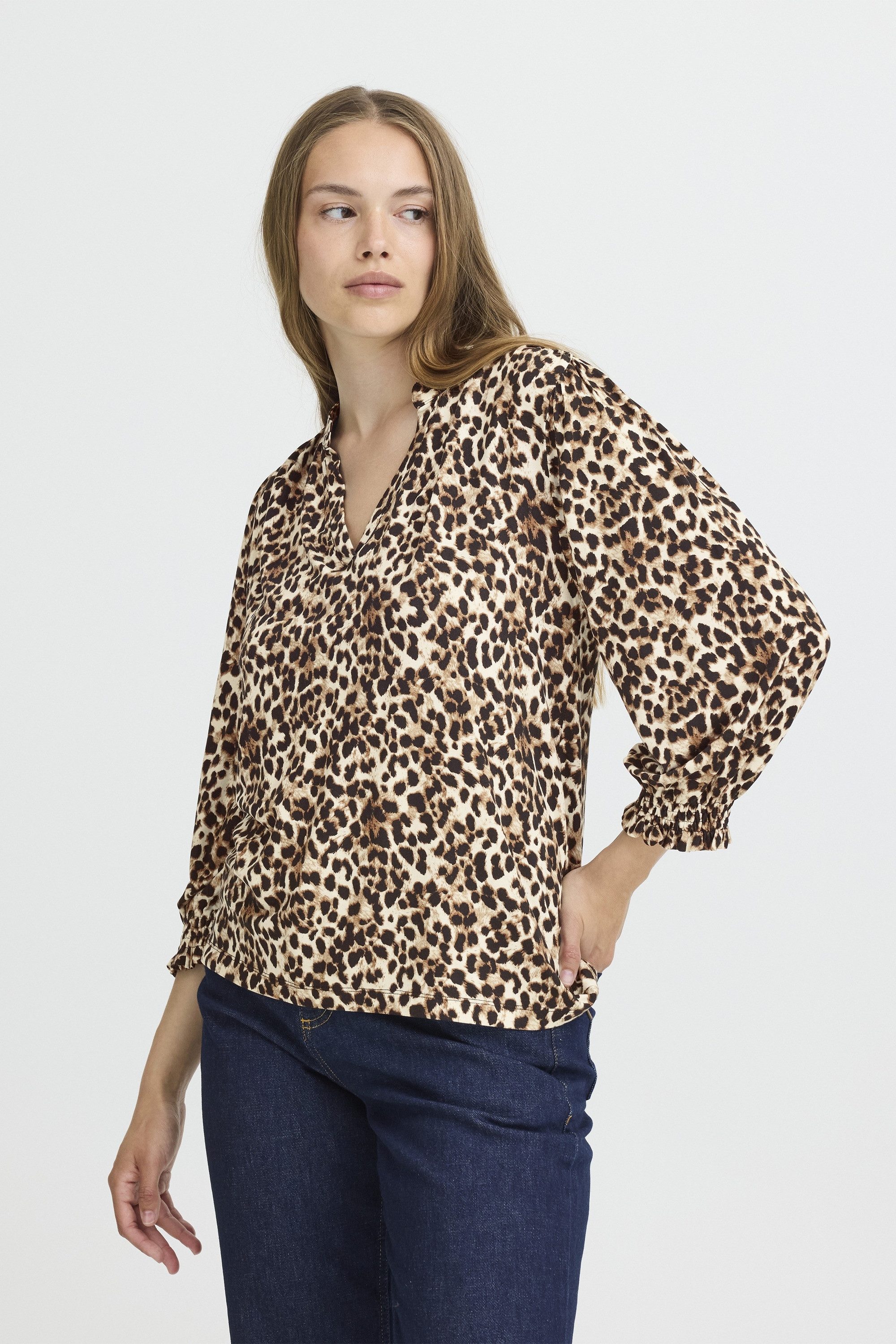 Langarmbluse Kurzarm-Bluse PZCHARLOTTE