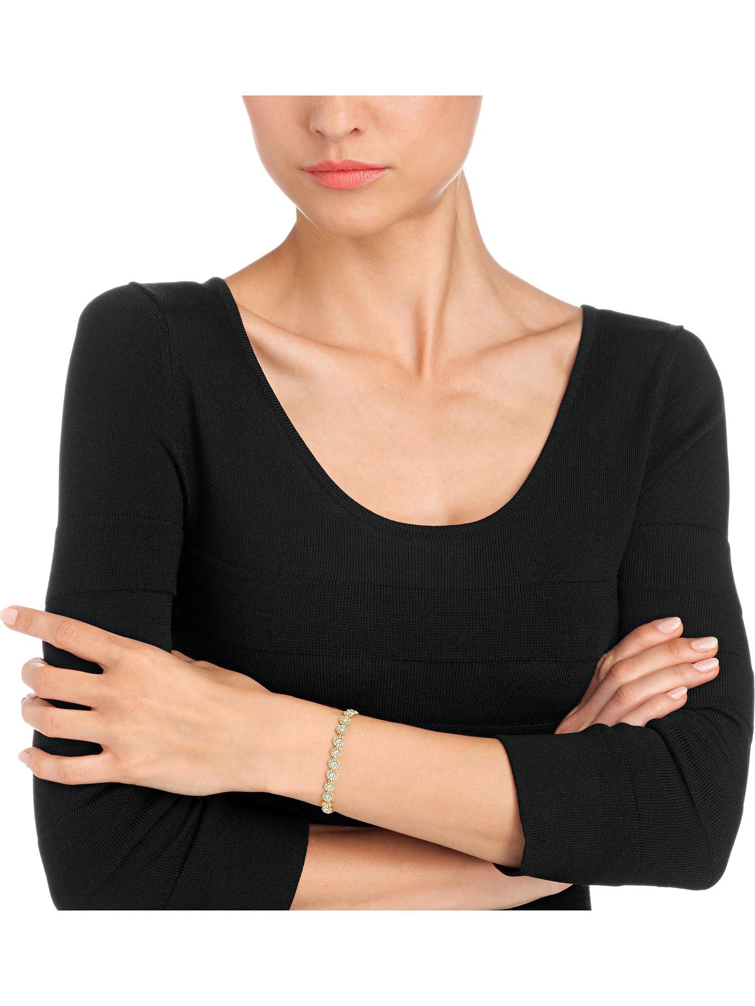 Swarovski Armband, Una gelb|goldfarben... Swarovski Armband, Una gelb|goldfarben...