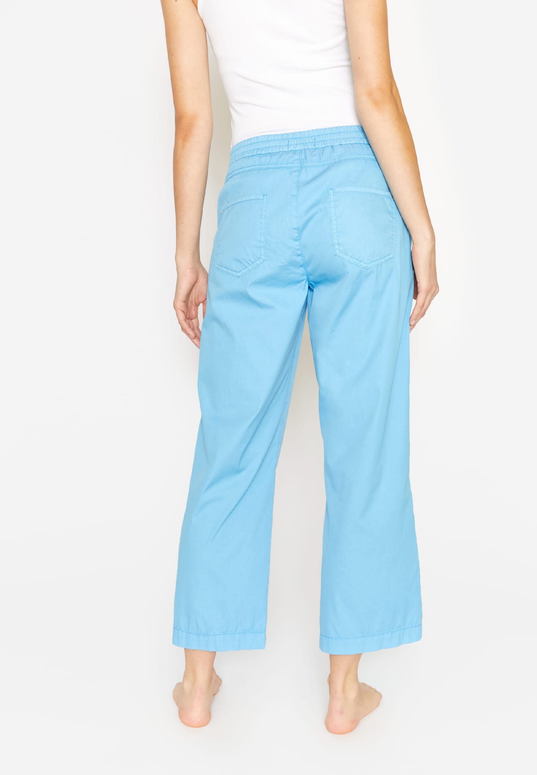 Linn mit Label-Applikationen mit Stretch-Jeans Jump ANGELS Stretch-Bund blau Hose