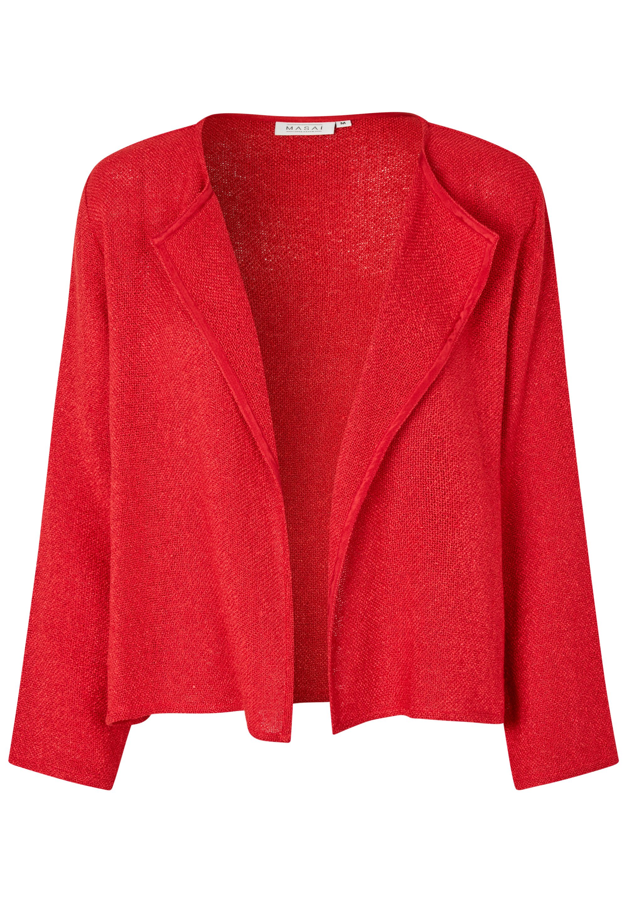 Masai Strickjacke MaJulitta Bouclé, Schalkragen, schmeichelnder Schnitt günstig online kaufen